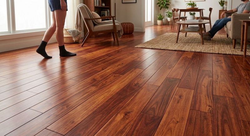 Cherry Floor Installation in Firestone, CO