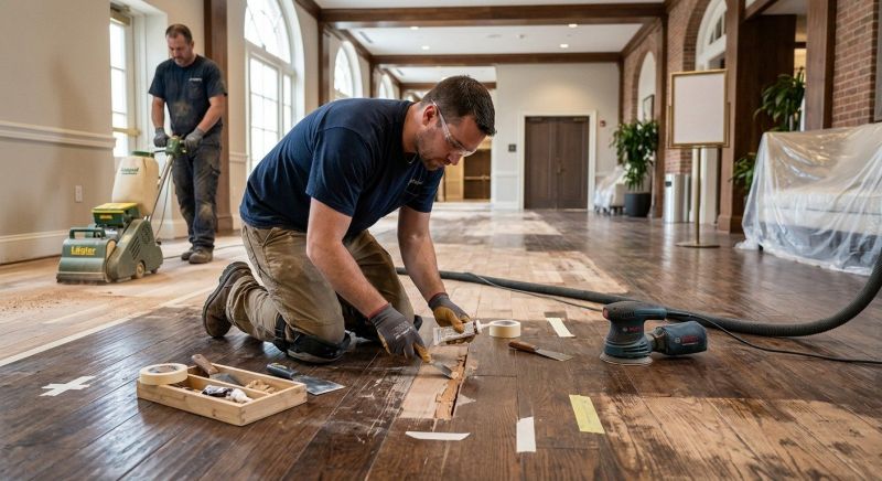 Commercial Wood Floor Repair in Louisville, CO