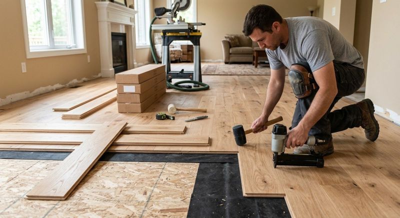 Hardwood Floor Installation in Erie, CO