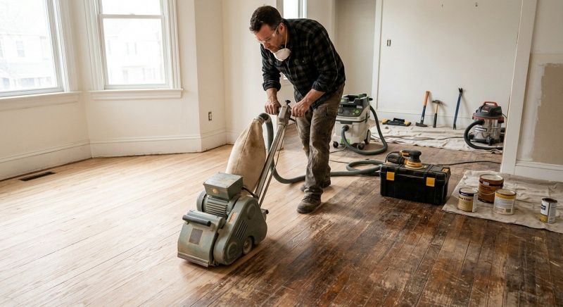 Hardwood Floor Renovation in Longmont, CO