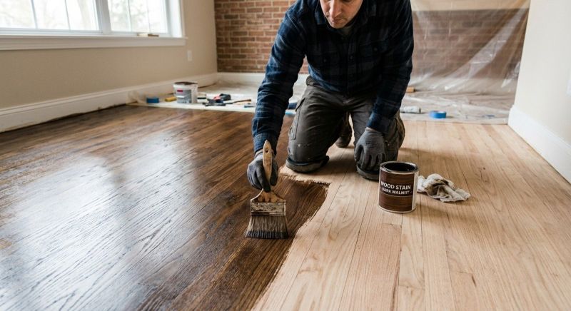 Hardwood Floor Staining in Broomfield, CO
