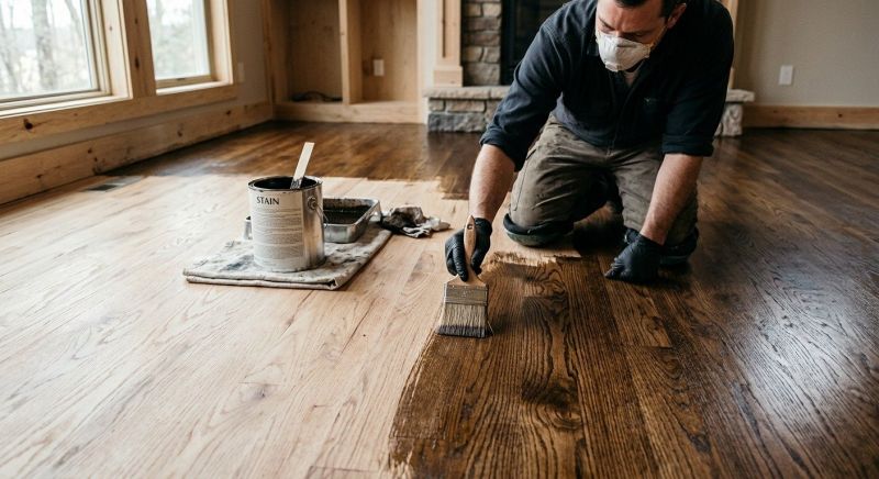 Hardwood Floor Staining in Dacono, CO