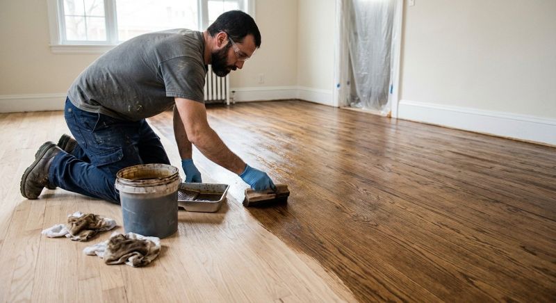 Hardwood Floor Staining in Lafayette, CO