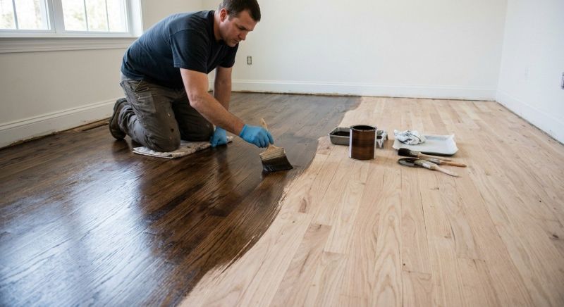 Hardwood Floor Staining in Nederland, CO