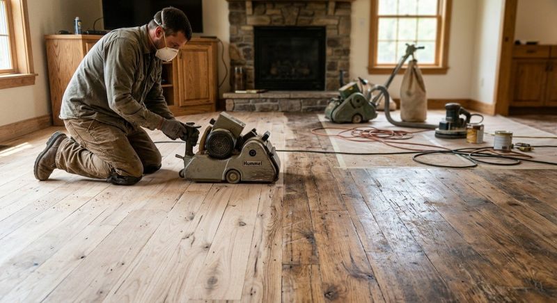 Hickory Floor Refinishing in Longmont, CO