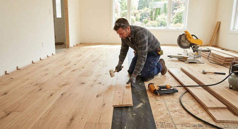 Oak Floor Installation in Broomfield, CO