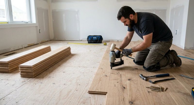 Oak Floor Installation in Erie, CO
