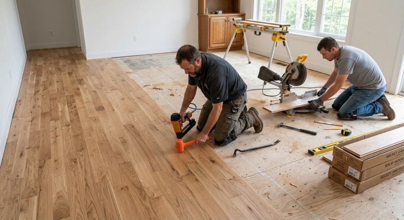 Oak Floor Installation in Firestone, CO