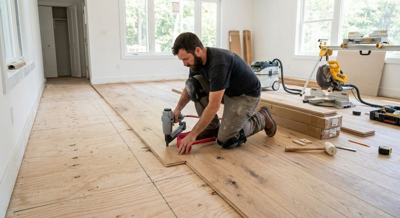Oak Floor Installation in Firestone, CO