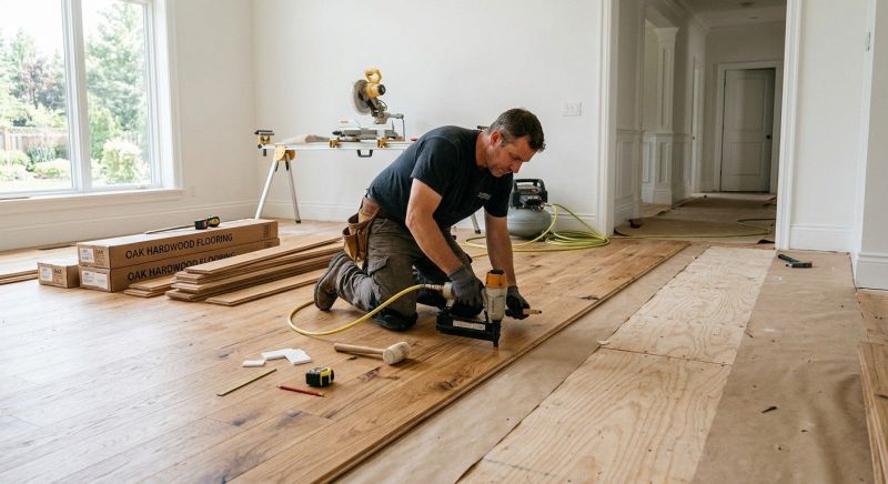 Oak Floor Installation in Lafayette, CO