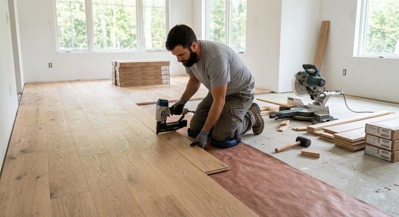 Oak Floor Installation in Loveland, CO