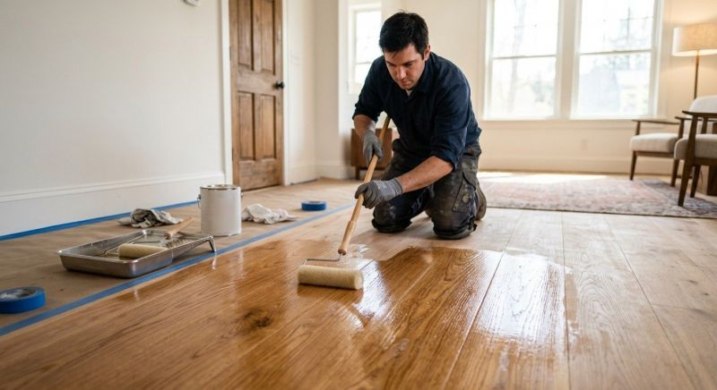 Oak Floor Varnishing in Longmont, CO