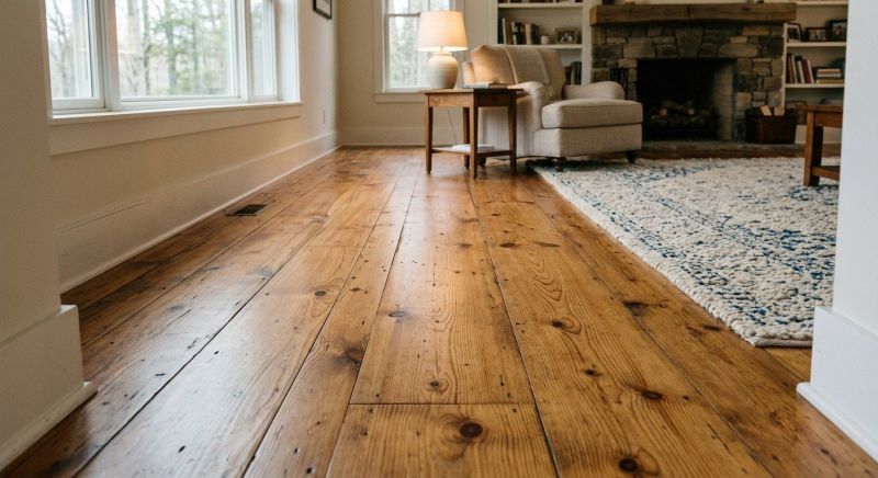 Pine Floor Installation in Longmont, CO