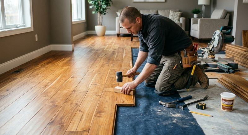 Teak Flooring Installation in Longmont, CO