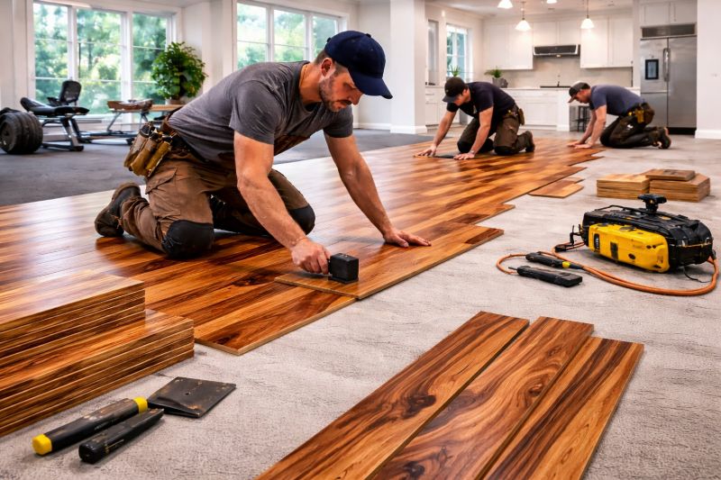Teak Flooring Installation in Longmont, CO