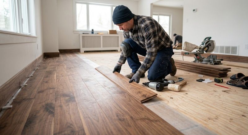 Walnut Flooring Installation in Longmont, CO