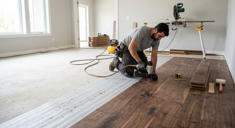 Walnut Flooring Installation in Longmont, CO