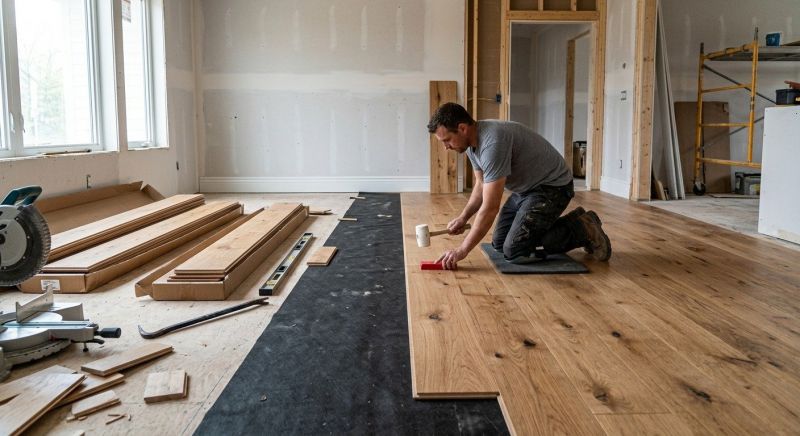Wide Plank Floor Installation in Longmont, CO