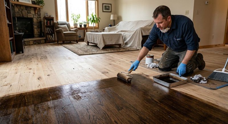 Wood Floor Staining in Longmont, CO